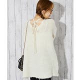 《バックリボン×ブークレ》レディース チュニックニット ふんわり長丈 秋冬 | GORGE  | 詳細画像20 