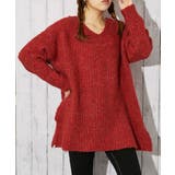 《バックリボン×ブークレ》レディース チュニックニット ふんわり長丈 秋冬 | GORGE  | 詳細画像2 