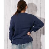 《ダメージ×ロゴ映え》レディース ニットトップス デザインカット 秋冬 | GORGE  | 詳細画像9 