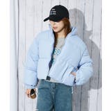 サックス | レディース 中綿ブルゾン 軽量アウター | GORGE