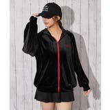 《ベロア×ドラゴン刺繍》サイドラインジップパーカー | GORGE | 詳細画像7