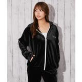 《ベロア×ドラゴン刺繍》サイドラインジップパーカー | GORGE | 詳細画像16