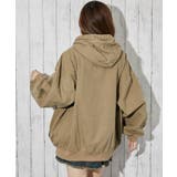 《ツイル素材×ビッグフード》フード付きＺＩＰジャケット／秋冬春／全３色 | GORGE  | 詳細画像5 