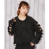 《ダメージ・ロゴエンボス》トレーナー/カジュアル×ストリート/春秋/全2色 | GORGE | 詳細画像8