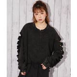 《ダメージ・ロゴエンボス》トレーナー/カジュアル×ストリート/春秋/全2色 | GORGE | 詳細画像7