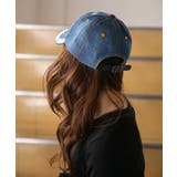 《デニム×ラインストーンロゴ》ビッグロゴキャップ／オールシーズン | GORGE  | 詳細画像5 