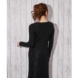 《レイヤード配色×リブ素材》Ｖネックカーディガン／秋冬春 | GORGE  | 詳細画像9 