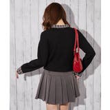 《襟付きチェック切り替え×ダブルジップ》ニットカーディガン／秋冬春 | GORGE  | 詳細画像7 