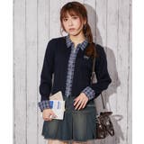 《襟付きチェック切り替え×ダブルジップ》ニットカーディガン／秋冬春 | GORGE  | 詳細画像11 