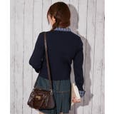 《襟付きチェック切り替え×ダブルジップ》ニットカーディガン／秋冬春 | GORGE  | 詳細画像13 