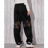 《レース切り替え×裏毛素材》スウェットパンツ／秋冬春 | GORGE  | 詳細画像4 