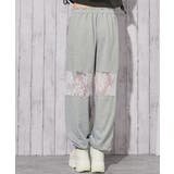 《レース切り替え×裏毛素材》スウェットパンツ／秋冬春 | GORGE  | 詳細画像7 