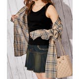 ベージュ | 《インナー付き 綿シアーチェック》シャツ カジュアル×ナチュラル | GORGE 