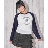 《シアー×ラグラン切替》グラフィックロゴニットトップス/Y2K/春夏秋/全3色 | GORGE | 詳細画像14