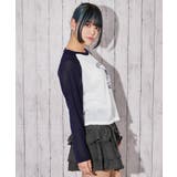 《シアー×ラグラン切替》グラフィックロゴニットトップス/Y2K/春夏秋/全3色 | GORGE | 詳細画像15