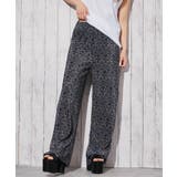 ネイビー | 《プリーツ イージー》柄ワイドパンツ／モードカジュアル／オールシーズン／全５色 | GORGE 