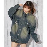 《オーバーダイ×ダメージ加工》ＢＩＧデニムジャケット／オールシーズン／全２色 | GORGE  | 詳細画像6 