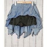 《ベルト付き×アシンメトリー》デニムミニスカート インパン付き オールシーズン | GORGE  | 詳細画像10 