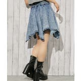 《ベルト付き×アシンメトリー》デニムミニスカート インパン付き オールシーズン | GORGE  | 詳細画像2 