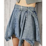 《ベルト付き×アシンメトリー》デニムミニスカート インパン付き オールシーズン | GORGE  | 詳細画像6 