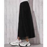 《チュール・ジルコン》プリーツスカート／ガーリー×フェミニン／春夏秋／全２色 | GORGE  | 詳細画像2 