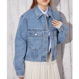 ブリーチ | 《レースヘム・デニム》デニムジャケット／カジュアル×ガーリー／春秋／全２色 | GORGE 