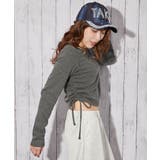 《シリコンロゴ×ドロストデザイン》リブテレコトップス／秋冬春 | GORGE  | 詳細画像7 