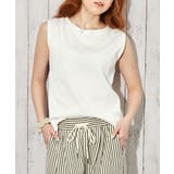 オフホワイト | 《リブ ベーシック》タンクトップ／カジュアル／オールシーズン／全５色 | GORGE 