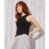 《合皮ロゴ刺繍×リブ素材》ノースリーブトップス タンク オールシーズン◎ | GORGE  | 詳細画像13 