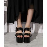 《厚底×ダブルベルト》サンダル／ストリート×Ｙ２Ｋ／春夏／全２色 | GORGE  | 詳細画像19 