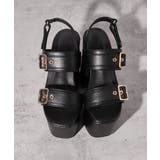 《厚底×ダブルベルト》サンダル／ストリート×Ｙ２Ｋ／春夏／全２色 | GORGE  | 詳細画像3 