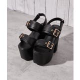 《厚底×ダブルベルト》サンダル／ストリート×Ｙ２Ｋ／春夏／全２色 | GORGE  | 詳細画像4 