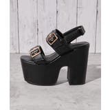 《厚底×ダブルベルト》サンダル／ストリート×Ｙ２Ｋ／春夏／全２色 | GORGE  | 詳細画像6 