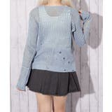 【レイヤード完成 2点セット】ダメージメッシュニット|全4色 | GORGE | 詳細画像4