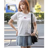 オフホワイト | 《ＵＳＡ国旗刺繍×カレッジロゴ》Ｔシャツ／ストリート／春夏秋／全３色 | GORGE 