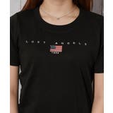 《ＵＳＡ国旗刺繍×カレッジロゴ》Ｔシャツ／ストリート／春夏秋／全３色 | GORGE  | 詳細画像10 