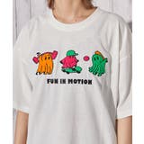 《おばけ×サガラ刺繍》ＢＩＧＴシャツ／ストリート／春夏／全２色 | GORGE  | 詳細画像13 