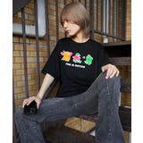 《おばけ×サガラ刺繍》ＢＩＧＴシャツ／ストリート／春夏／全２色 | GORGE  | 詳細画像2 