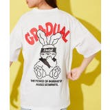 オフホワイト | 《キャラバックプリント》BIGTシャツ/ストリート/春夏/全3色 | GORGE