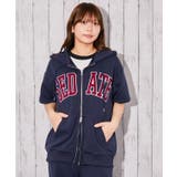 《カレッジロゴ×ナンバリング》オーバーサイズZIPパーカー ストリート 春夏秋 | GORGE | 詳細画像13