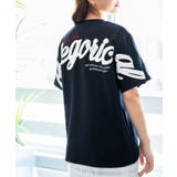 ネイビー | 《発泡バックロゴ×刺繍ロゴ》Ｔシャツ／ストリート／春夏／全３色 | GORGE 