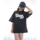 《カレッジロゴワッペン》ＢＩＧ Ｔシャツ／ストリート×Ｙ２Ｋ／春夏／全３色 | GORGE  | 詳細画像3 