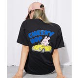 ブラック | 《うさぎキャラ×バックプリント》Ｔシャツ／ストリート×カジュアル／春夏／全３色 | GORGE 