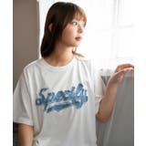 オフホワイト | 《ダメージデニムロゴ》Tシャツ/ストリート×Y2K/春夏/全3色 | GORGE