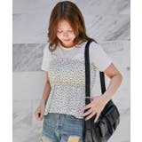 ホワイト | 《ドット レイヤード》Tシャツ&キャミセット フェミニン×カジュアル | GORGE
