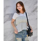 《ドット レイヤード》Tシャツ&キャミセット フェミニン×カジュアル | GORGE | 詳細画像3
