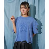 《ダメージ加工・抜け感》エンボスロゴＴシャツ／ストリート×モード／春夏／全３色 | GORGE  | 詳細画像11 