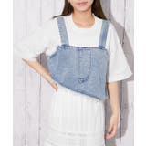 《デニムビスチェドッキング》Ｔシャツ／Ｙ２Ｋ／春夏／全３色 | GORGE  | 詳細画像8 