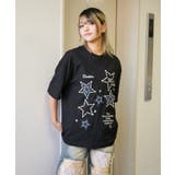 《スターモチーフ×刺繍デザイン》Tシャツ/カジュアル×Y2K/春夏/全2色 | GORGE | 詳細画像2