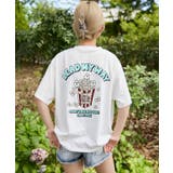 オフホワイト | 《ポップコーン 遊び心》オバケロゴTシャツ カジュアル×ストリート | GORGE